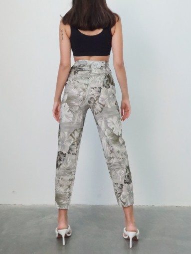 Ariana leaf trousers